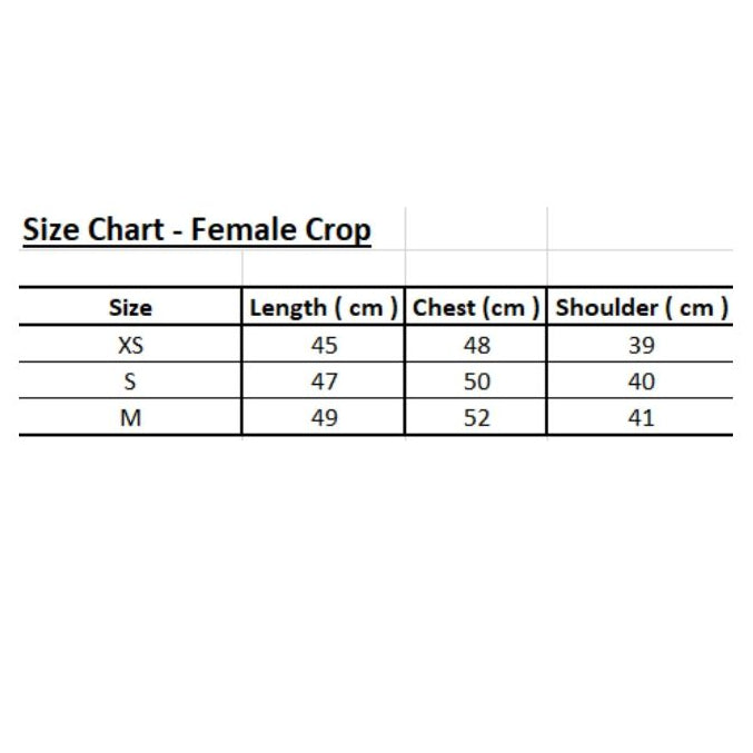 XPodium Female Crop Top