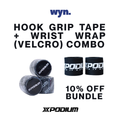 wyn store exclusive - XPodium Hook Grip Tape and Wrist Wrap (Velcro) Bundle